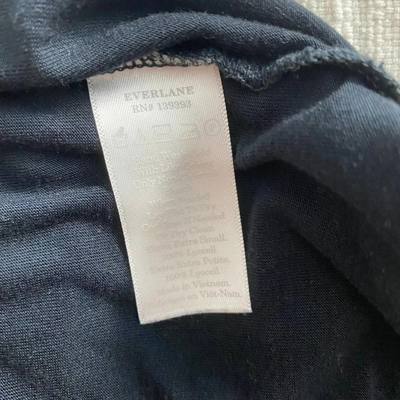 Everlane The Luxe Drape Muscle Tank Dress Navy - Picture 10 of 10